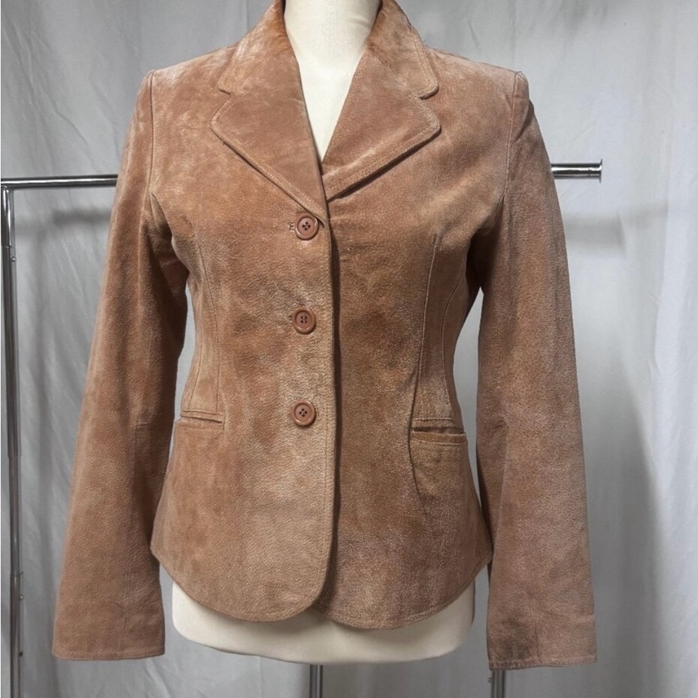 Women's Tan Suede Jacket